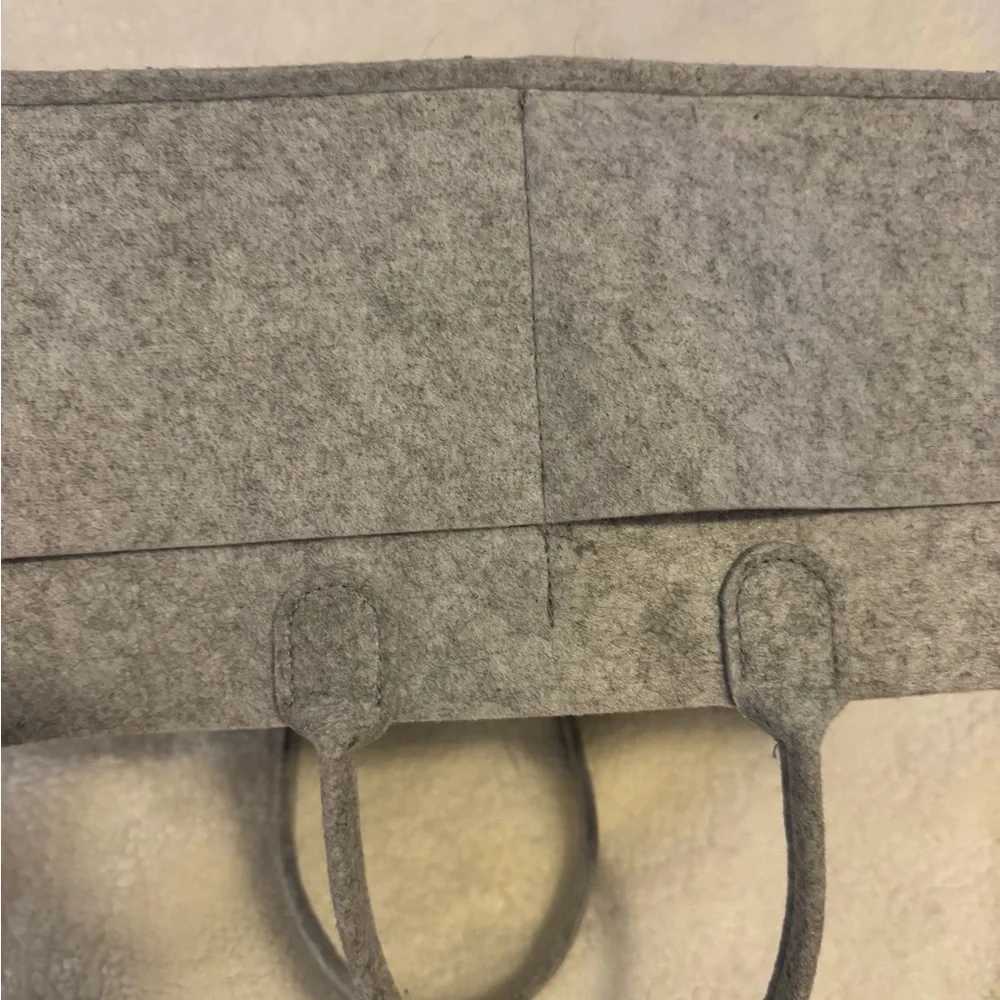 Gray Felt Baby Organizer Tote